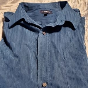 Men's long sleeve, button down dress shirt